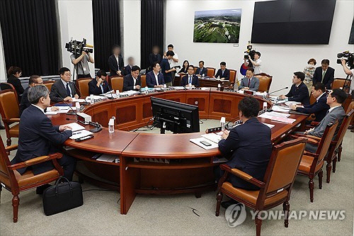 정보위원회 전체회의. 연합뉴스